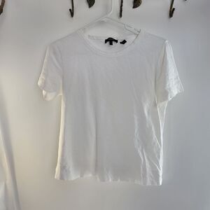 Theory white crewneck tee